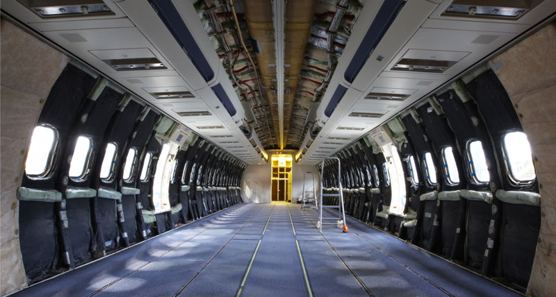 Aircraft cabin assembly and installation